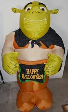 Gemmy Shrek 8 Foot Tall Light Up Halloween Airblown Inflatable 2004 Dreamworks picture