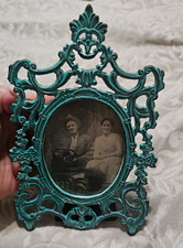 Vintage Terragrafics Verdigris Art Nouveau Picture Frame Antiqued Metal picture