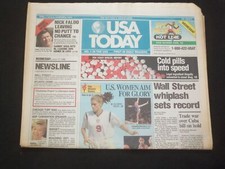 1996 JULY 17 USA TODAY NEWSPAPER - WALL STREET WHIPLASH SETS RECORD - NP 7822 picture