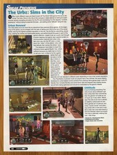 2004 The Urbz Sims in the City Playstation 2 PS2 PREVIEW Print Ad/Poster Art 00s picture
