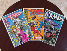 (Lot of 3 Comics) Uncanny X-Men #214 #215 #216 (Marvel 1986) Barry Windsor-Smith picture