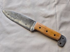 Unknown Maker, Forged Custom Knife, Made In O2 Carbon Steel picture