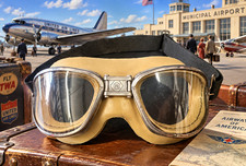 1940 CHAS. FISCHER CIVIL MKII FLYING GOGGLES picture