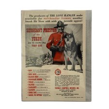 1953 Sergeant Preston of the Yukon Original Print Ad Yukon King Lone Ranger picture