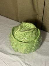 Vintage 1991 Cabbage Hearth And Home Designs Ceramic Jar picture