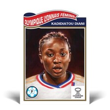 TOPPS LIVING SET UCC - UEFA 2024 #663 KADIDIATOU DIANI OL LYIONNAIS PREORDER picture
