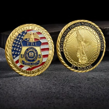FBI Government Federal Bureau Of Investigation Challenge Coin Collectable 1-pc picture