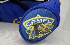Joe Camel Insulated Soda Beer 6-Can Holder Sleeve W/ Adjustable Strap 1990s Vint picture