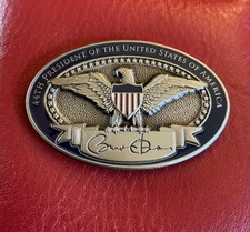 Rare Authentic President Barack Obama 2nd Term POTUS Oval Eagle Challenge Coin picture