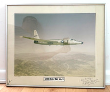 1965 Lockheed U-2 Spy Plane Photo Signed C.L. Kelly Johnson Skunk Works USAF picture
