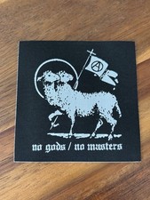 Anarchist No Gods No Masters Patch 7.5cm Crust Punk Sew On Battle Jacket Punk picture