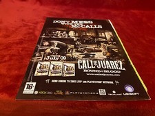 PADA21 GAME ADVERT 11X9 CALL OF JUAREZ : BOUND IN BLOOD XBOX PLAYSTATION PC picture