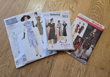 Vintage Vogue Sewing Pattern  V2787 Dress / 1948 Butterick B5281 Simpliity 1777 picture