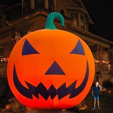 Giant 20Ft Halloween Inflatable Pumpkin Premium Decorations & 580w Blower picture