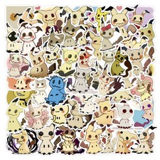Mimikyu Stickers 55 Pack Pokemon Waterproof - US Seller picture