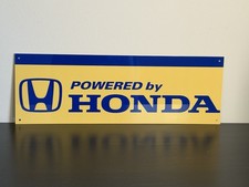 Powered By Honda 18 Inch  Racing  Man Cave Garage Sign picture