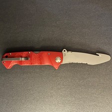 Discontinued Boker Jim Wagner Reality Based Rescue Red BK-BO56 Pocket Knife EDC picture
