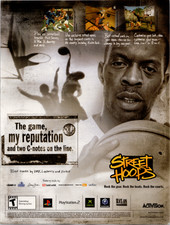 Activision Street Hoops 2002 Video Game Print Ad/Poster PS2 Xbox GameCube picture