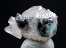 AJOITE PAPAGOITE QUARTZ Crystal Cluster Mineral Specimen MESINA SOUTH AFRICA picture