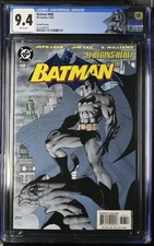 Batman #608 CGC 9.4 Second Print White Pages Tom Brady Custom Label Jim Lee picture