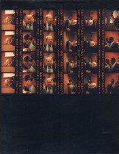 LG115 1996 Original Color Contact Sheet Photo NFL STAR WARREN MOON ABUSE TRIAL picture