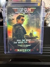 Top Gun CUSTOM Novelty Refractor Art Card. picture