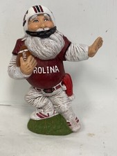 VTG 1994 Nowells Inc Ceramic Hand Painted Santa Hinkel 25 Carolina Football 1945 picture