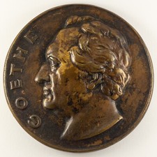 Johann Wolfgang von Goethe Medal - Frankfurt - Signed by Adolf Jäger picture