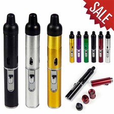 1/2pcs All-in-1 Pipe Windproof Click Butane Refillable Torch Lighter Click-N-Hit picture