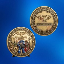 Warhammer 40000 40 Years Of Grim Darkness Coin picture