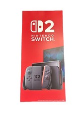 Nintendo Switch 2 Console Release Retail Store Promotional Display Sign picture