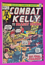 Combat Kelly and His Deadly Dozen # 9 (3.5) 10/1973 Marvel 20c Bronze-Age War picture