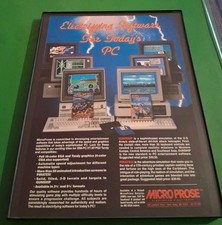 Gunship And Pirates Computer Games Microprosse Framed Print Ad 8.5X11 1980s  picture
