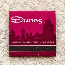 Sultan's Table Dunes Hotel Casino Las Vegas Matchbook Unstruck c1960s 1970s NOS picture