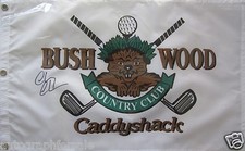Chevy Chase autograph signed Caddyshack Bushwood golf flag (Superstar Greetings) picture