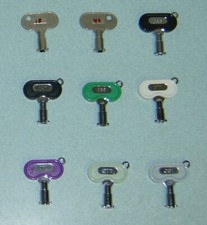 Pachislo Skill Stop Slot Machine Door Key Sammy Rodeo Aristocrat OEM - NEW picture
