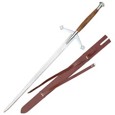 Clan Douglas Classic Scottish Claymore 50.75 Inch Longsword with Leather Sheath picture