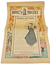 Boyce's Monthly Woman and Home Newspaper Vol 1 No10 1898 picture