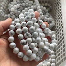 10pcs Natural Multicolor Gemstone Crystal Stretch Bracelet Size 10mm picture