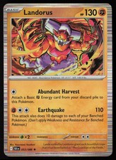 Landorus 053/086 Rare SV: Black Bolt Holofoil NM picture