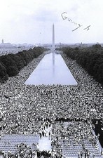 Gordon Gundrum signed 4x6 photo MLK 