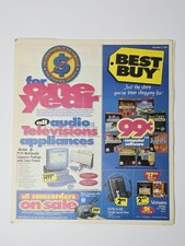 Best Buy Nov 1996 Sony PlayStation Sega Saturn SNES Genesis Newspaper Circular picture