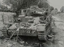 WW2 WWII Photo Abandoned German Panzer IV Tank Normandy 1944 World War Two 4216 picture