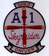 USAF, US Navy, USMC A-1 Skryraider Patch  US seller  Vietnam War Search & Rescue picture