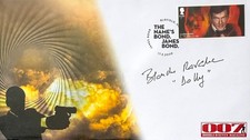 Blanche Ravalec Ltd Edition Hand Signed James Bond 007 FDC First Day Cover & COA picture