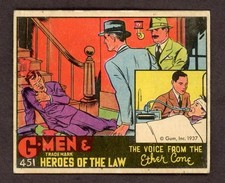1936 G-Men & Heroes of the Law 