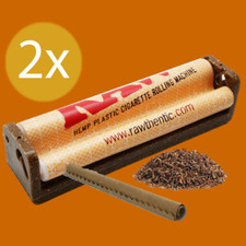 2x RAW 79mm Easy Manual Hemp Plastic Cigarette Roller Maker Rolling Machine picture