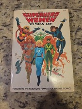 Vintage 1977 The Superhero Women Stan Lee Fireside Marvel 1st Print Paperback picture