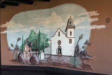 El Paso Texas Ysleta del Sur Pueblo Tigua Indian Cultural Center Mural 2014 picture