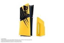 PlayStation 5 Pro Console Cover Wolverine Battle Yellow Limited Edition PSL picture